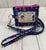 Kristine ID Wallet - Hot Pink and Blue Anchors