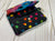 Kristine ID Wallet - Rainbow Paws on Black