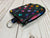 Kristine ID Wallet - Rainbow Paws on Black