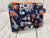 Kristine ID Wallet - Blue and Orange Paisley