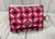 Kristine ID Wallet - Hot Pink and Blue Diamonds