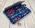 Kristine ID Wallet - Blue Aztec