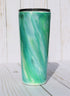 22oz Green Swirl Tumbler -  Ready to Personalize