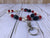 Beaded Lanyard - Patriotic Red, White, and Blue