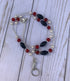 Beaded Lanyard - Patriotic Red, White, and Blue