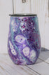 Wine  Purple Swirl Tumbler -  Ready to Personalize